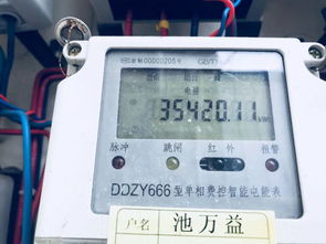 這個(gè)電表的底度怎么看,它跳了三下,